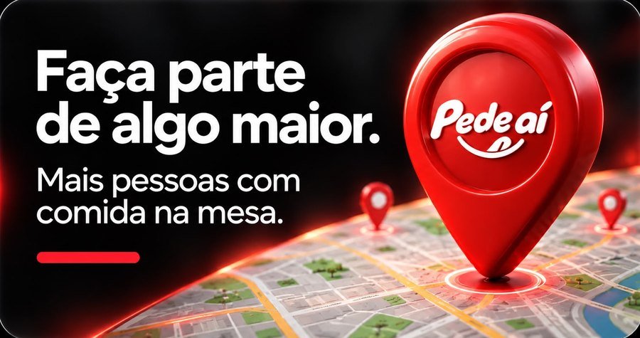 Faça parte de algo maior. Mais pessoas com comida na mesa.